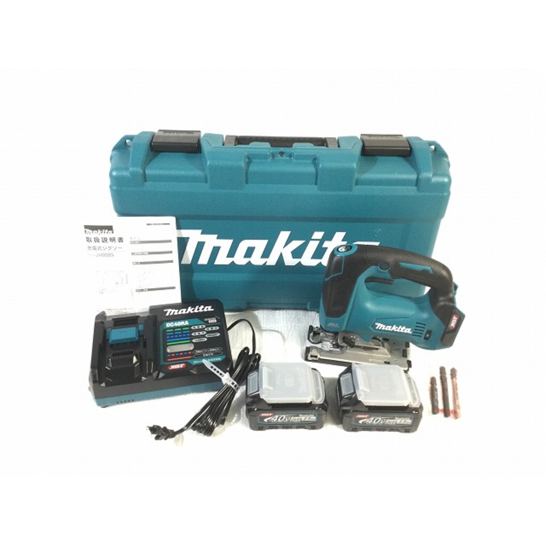 Makita(マキタ)の☆未使用品☆makita マキタ 40Vmax 充電式ジグソー JV002GRDX バッテリー2個 充電器 ケース 87901 自動車/バイクのバイク(工具)の商品写真