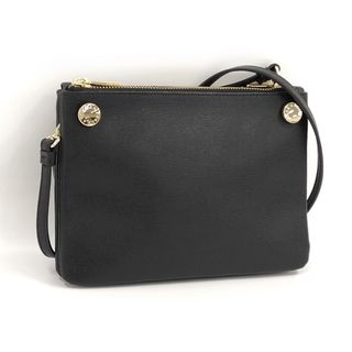 フルラ(Furla)のFURLA ショルダー ウォレット PVC ブラック ゴールド金具(ショルダーバッグ)