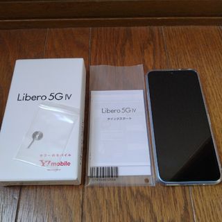 ゼットティーイー(ZTE)のLibero 5G IV ブルー 128GB(スマートフォン本体)