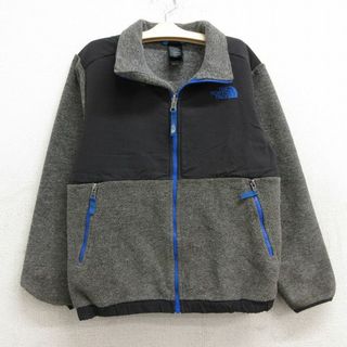 North Face - 古着 ノースフェイス THE NORTH FACE 長袖 フリース デナリ ジャケット キッズ ボーイズ 子供服 ワンポイントロゴ グレー 【spe】 23dec20