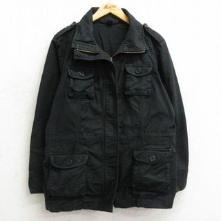 ギャップ(GAP)の古着 ギャップ GAP 長袖 ジャケット レディース 00年代 00s 黒 ブラック 23dec13 中古 アウター ジャンパー ブルゾン(ロングコート)