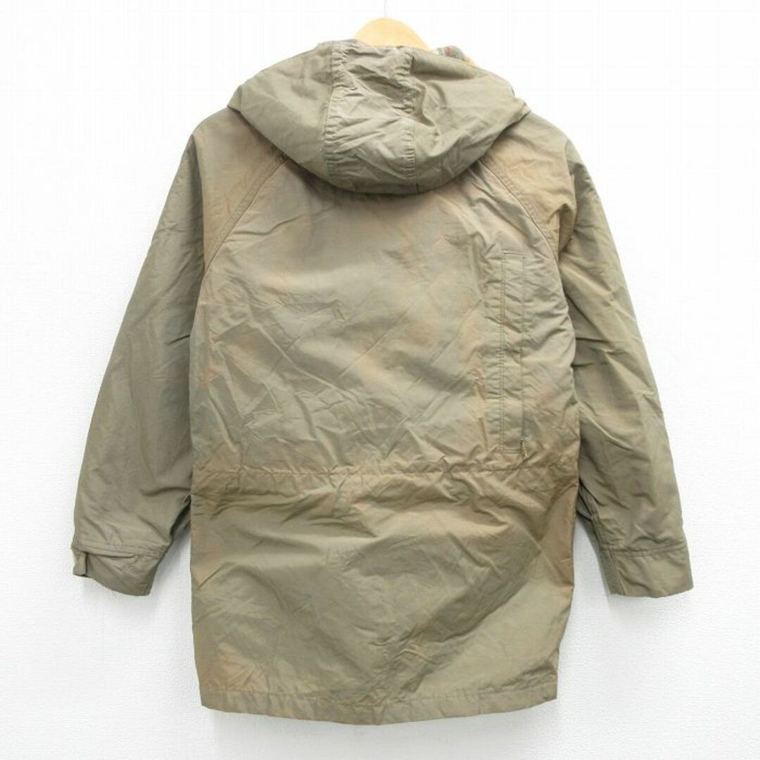 WOOLRICH(ウールリッチ)の古着 ウールリッチ WOOLRICH 長袖 ジャケット マウンテン パーカー レディース 80年代 80s ラグラン USA製 緑系 グリーン 内側ウール 23dec20 中古 アウター ジャンパー ブルゾン レディースのジャケット/アウター(ロングコート)の商品写真