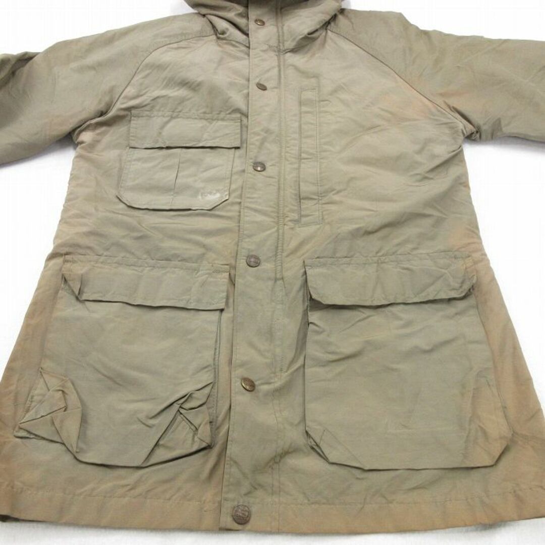 WOOLRICH(ウールリッチ)の古着 ウールリッチ WOOLRICH 長袖 ジャケット マウンテン パーカー レディース 80年代 80s ラグラン USA製 緑系 グリーン 内側ウール 23dec20 中古 アウター ジャンパー ブルゾン レディースのジャケット/アウター(ロングコート)の商品写真