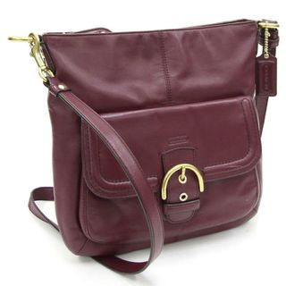 コーチ(COACH)の コーチ ショルダーバッグ F24685 ボルドー レザー(ショルダーバッグ)