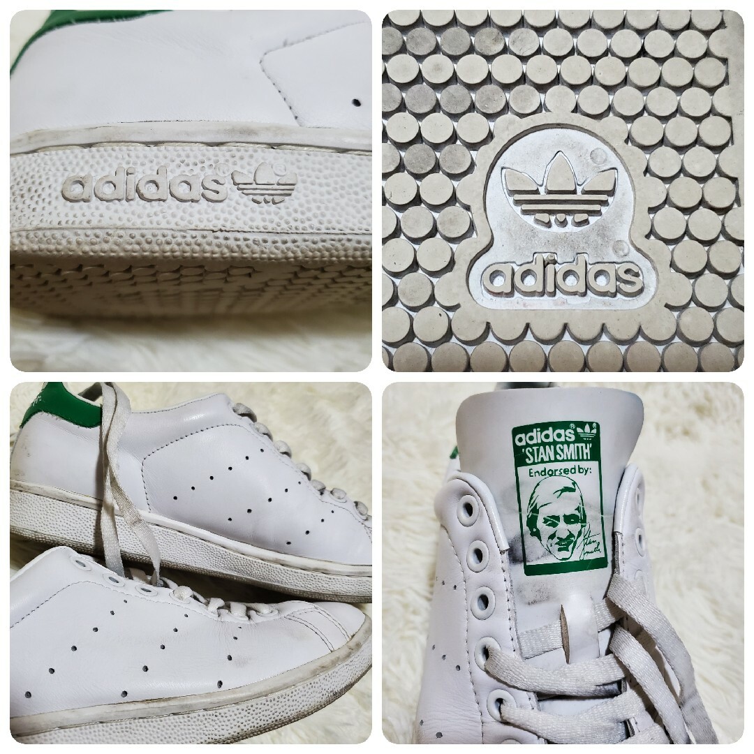 adidas(アディダス)の90s　希少レア　アディダス スタンスミス 白/緑 ビンテージ　034685 メンズの靴/シューズ(スニーカー)の商品写真