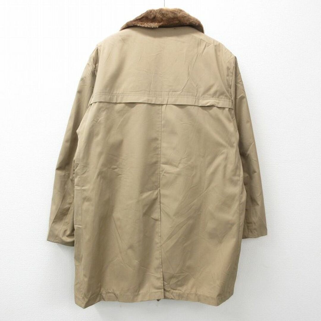 WOOLRICH(ウールリッチ)のXL★古着 ウールリッチ WOOLRICH 長袖 コート メンズ 大きいサイズ 濃ベージュ他 カーキ 内側ファー 23dec11 中古 アウター メンズのジャケット/アウター(ダッフルコート)の商品写真