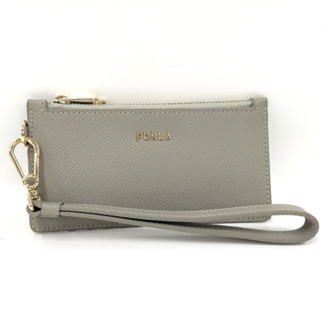 FURLA - FURLA カードケース コインケース レザー グレーの通販 FURLA - FURLA カードケース コインケース レザー グレーの通販