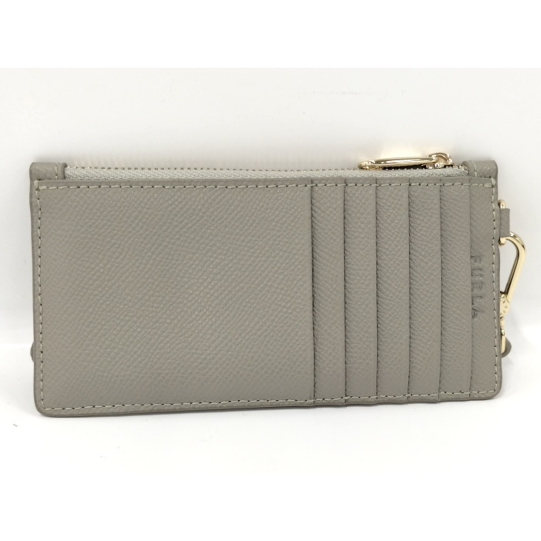FURLA - FURLA カードケース コインケース レザー グレーの通販 FURLA - FURLA カードケース コインケース レザー グレーの通販