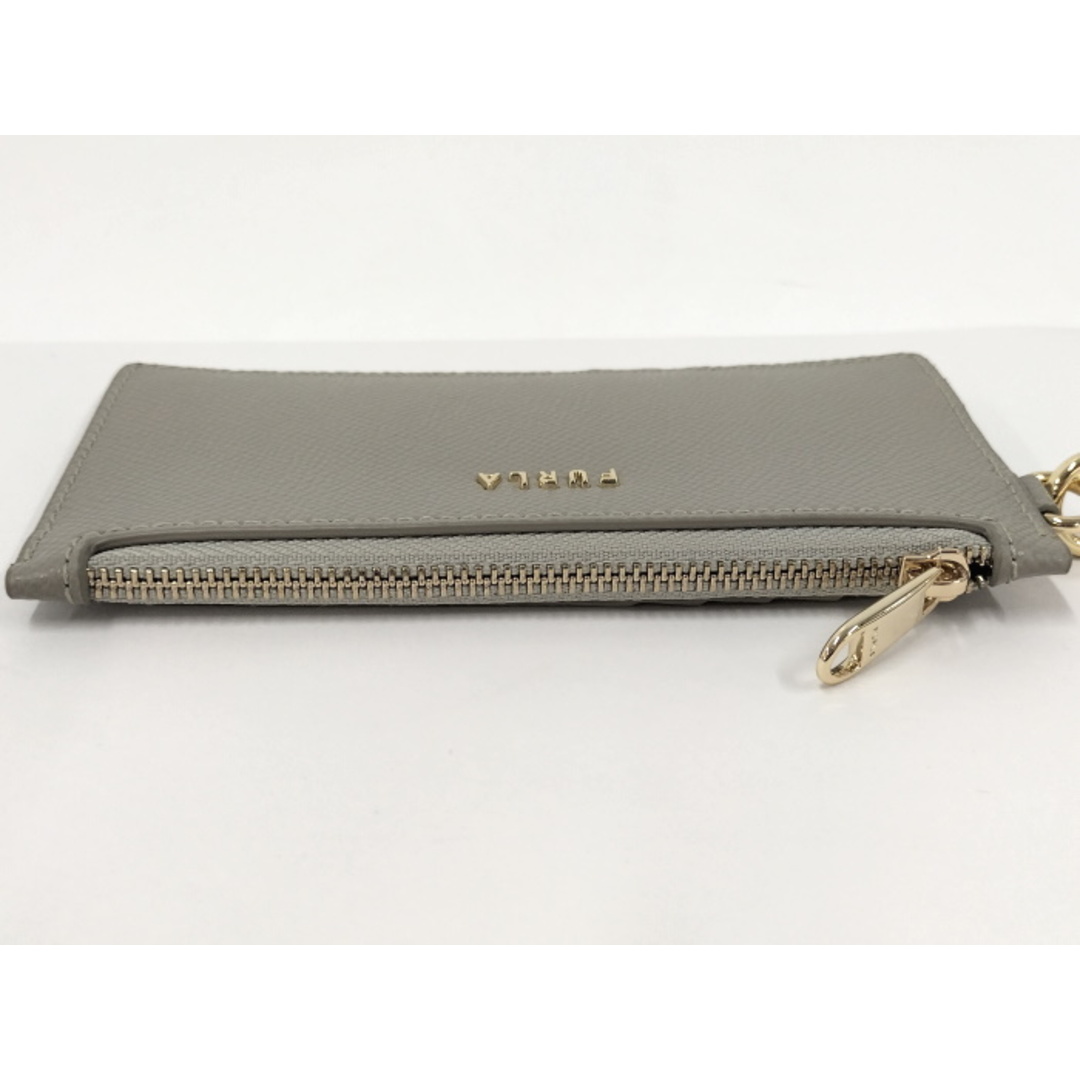FURLA - FURLA カードケース コインケース レザー グレーの通販 FURLA - FURLA カードケース コインケース レザー グレーの通販