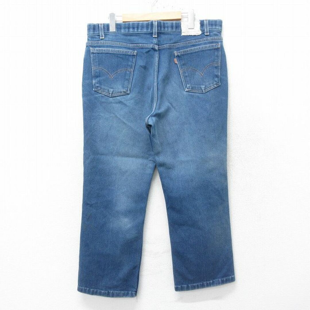 Levi's(リーバイス)のW40★古着 リーバイス Levis ジーンズ メンズ 00年代 00s 大きいサイズ 紺 ネイビー デニム 23dec15 中古 ボトムス ジーパン Gパン ロング パンツ メンズのパンツ(ワークパンツ/カーゴパンツ)の商品写真