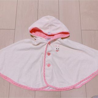 ミキハウス(mikihouse)の【美品】ミキハウス　ポンチョ70-90サイズ(カーディガン/ボレロ)