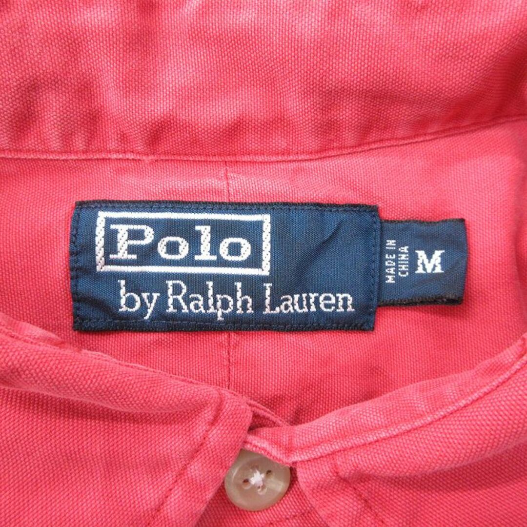 Ralph Lauren(ラルフローレン)のXL★古着 ラルフローレン Ralph Lauren 長袖 ブランド シャツ メンズ 90年代 90s 赤系 レッド 23dec13 中古 トップス メンズのトップス(シャツ)の商品写真