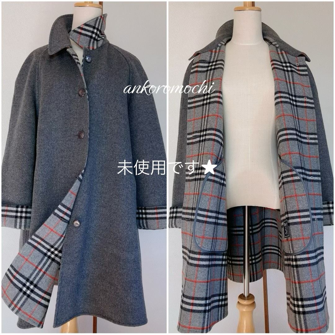 BURBERRY - 高級【未使用☆カシミヤウールコート】BURBERRY BURBERRY - 高級【未使用☆カシミヤウールコート】BURBERRY