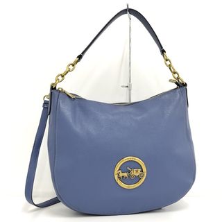 コーチ(COACH)のCOACH ショルダーバッグ レザー ブルー F31400(ショルダーバッグ)