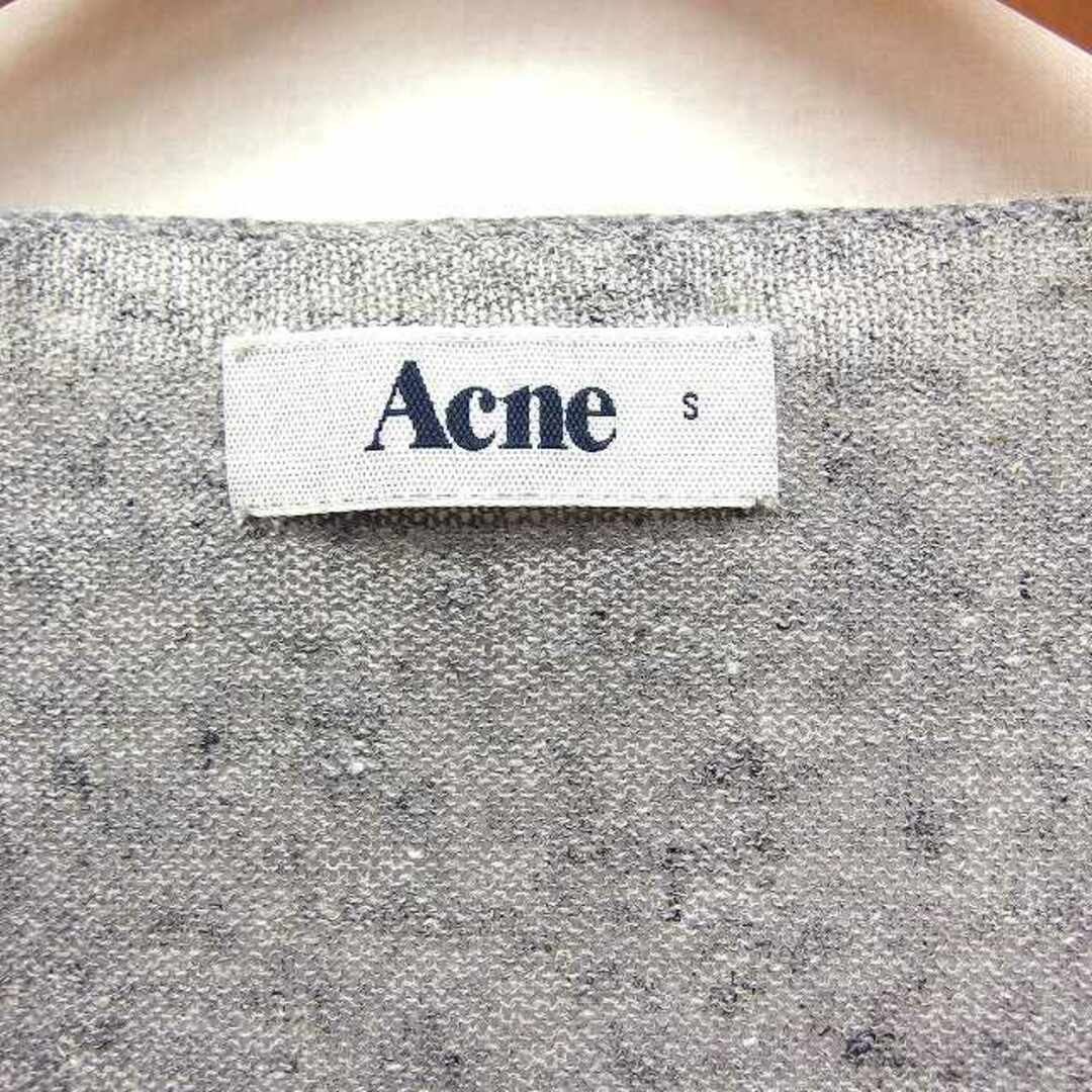 ACNE(アクネ)のアクネ Acne ニット カーディガン オープン ロング丈 スタッズ 綿混 S レディースのトップス(カーディガン)の商品写真