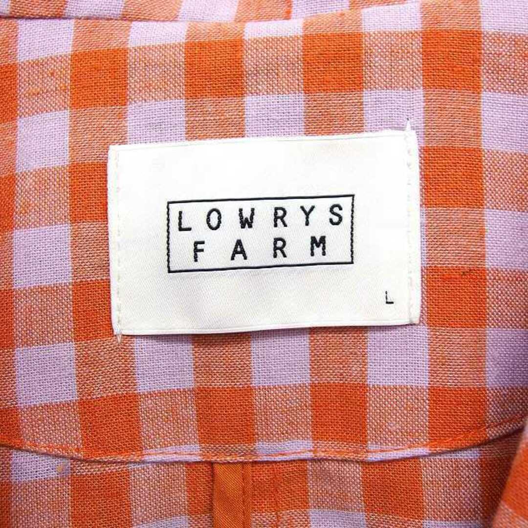 LOWRYS FARM(ローリーズファーム)のローリーズファーム LOWRYS FARM ギンガムチェック チェスターコート レディースのジャケット/アウター(その他)の商品写真