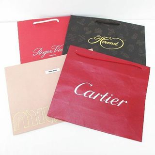 カルティエ(Cartier)のカルティエ 4枚 紙袋 ショッパー ミュウミュウ Herend ロジェヴィヴィエ(その他)