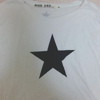 ニコアンド(niko and...)の星 Tシャツ(Tシャツ(半袖/袖なし))