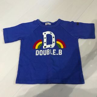 ダブルビー(DOUBLE.B)のミキハウス　ダブルB Tシャツ　バックプリント　100(Tシャツ/カットソー)