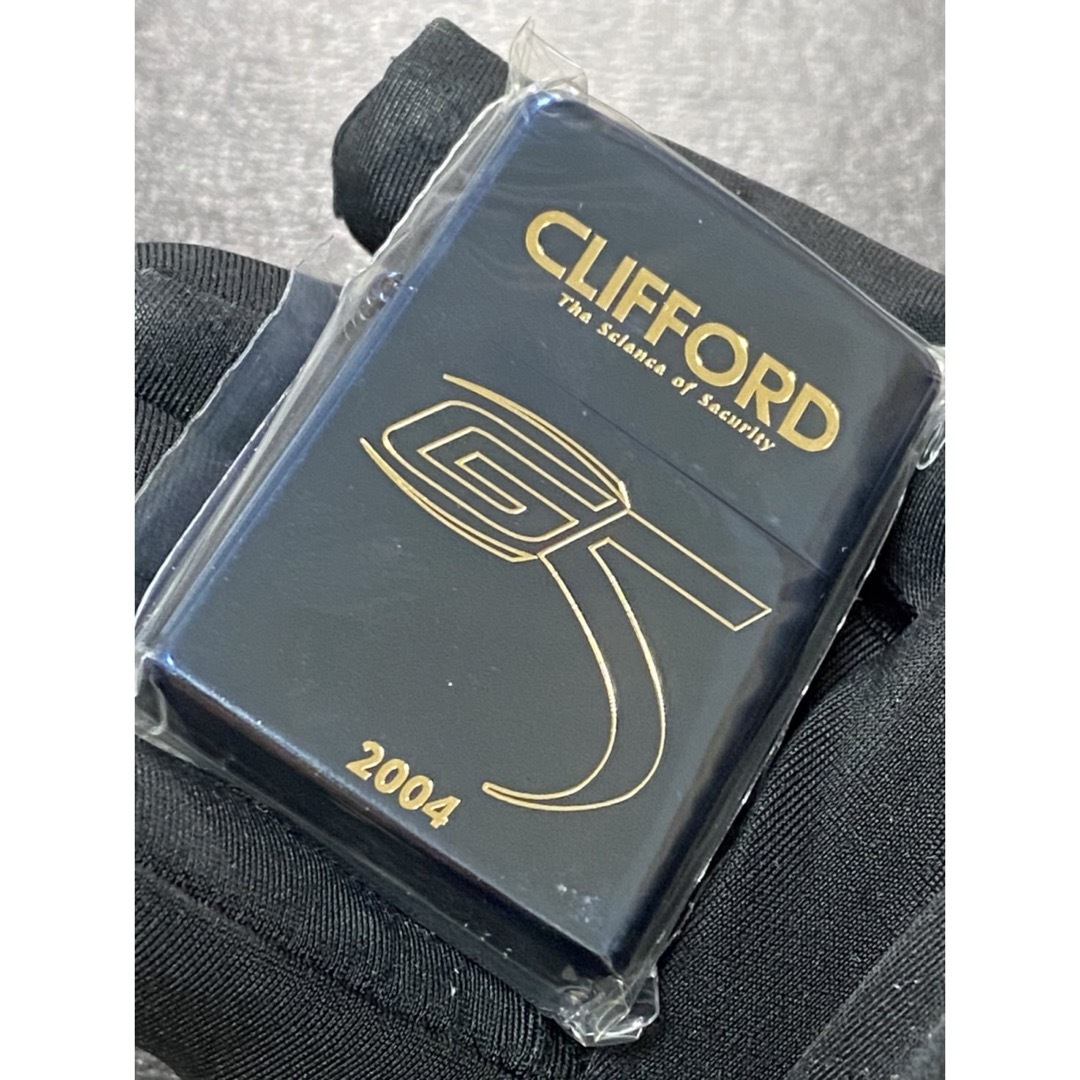 zippo CLIFFORD 限定品 両面刻印 ブルーチタン 2003年製 メンズのメンズ その他(その他)の商品写真