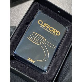 zippo CLIFFORD 限定品 両面刻印 ブルーチタン 2003年製(その他)