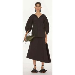 ジルサンダー(Jil Sander)のJIL SANDER ジルサンダー ボリュームブラウス(シャツ/ブラウス(長袖/七分))