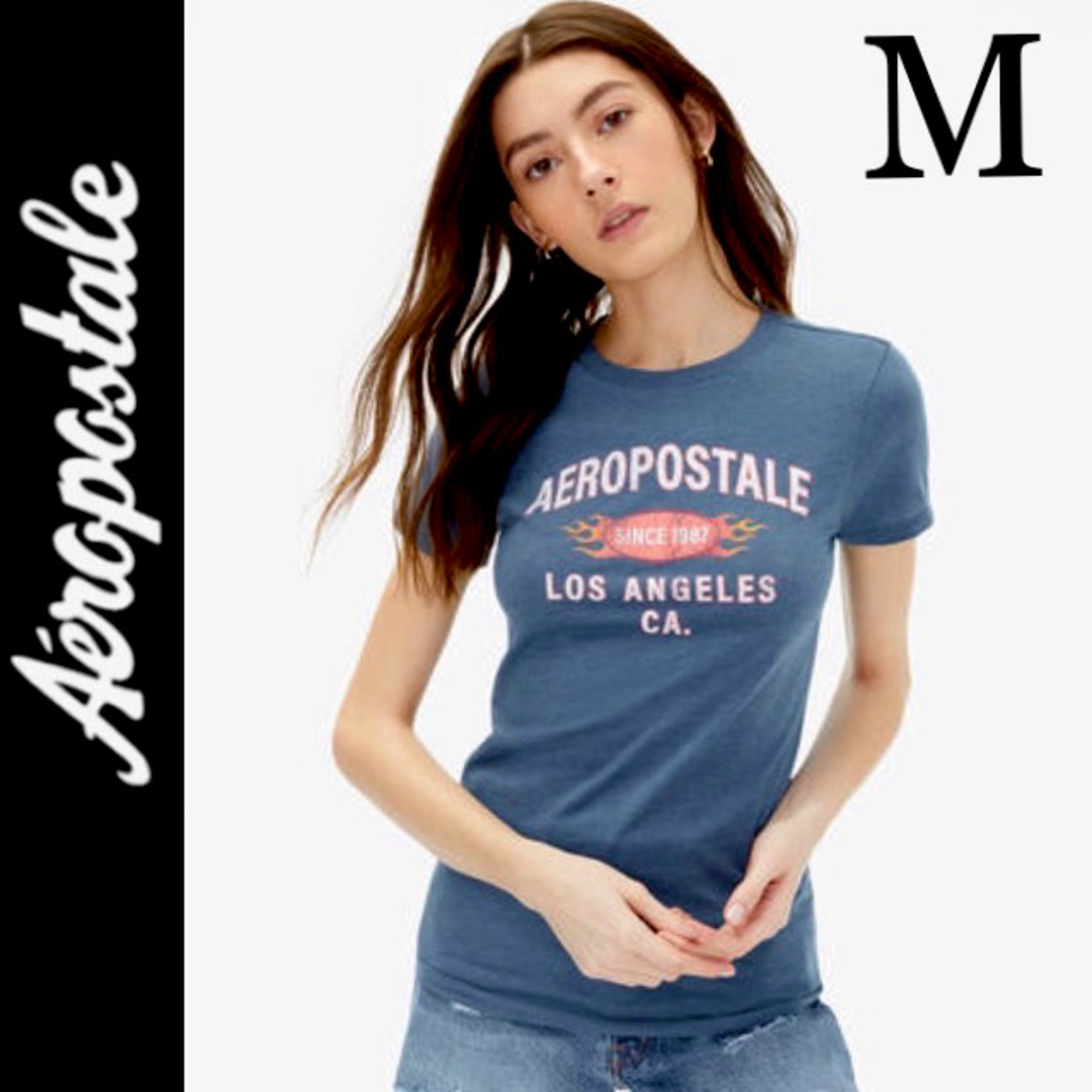 AEROPOSTALE(エアロポステール)の新品タグ付き☆エアロポステール半袖ＴシャツMインディゴアバクロホリスターボルコム レディースのトップス(Tシャツ(半袖/袖なし))の商品写真