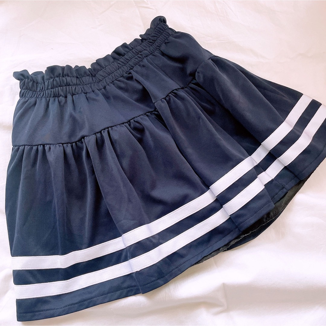 SPINNS(スピンズ)のキッズ セーラー風 スケーター スカート キッズ/ベビー/マタニティのキッズ服女の子用(90cm~)(スカート)の商品写真