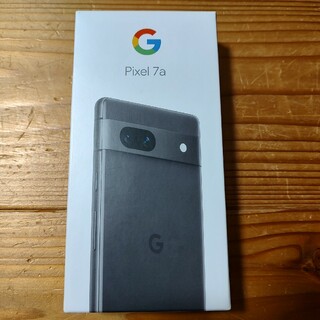 グーグルピクセル(Google Pixel)の美品「Google Pixel 7a」Charcoal(スマートフォン本体)