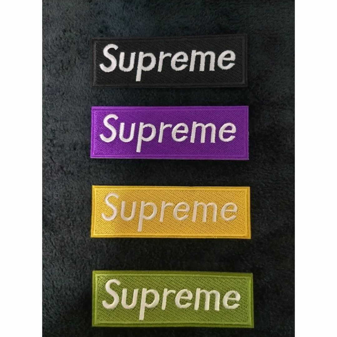 Supreme  シュプリーム　ロゴワッペン 4枚セット　  ① ハンドメイドのアクセサリー(その他)の商品写真