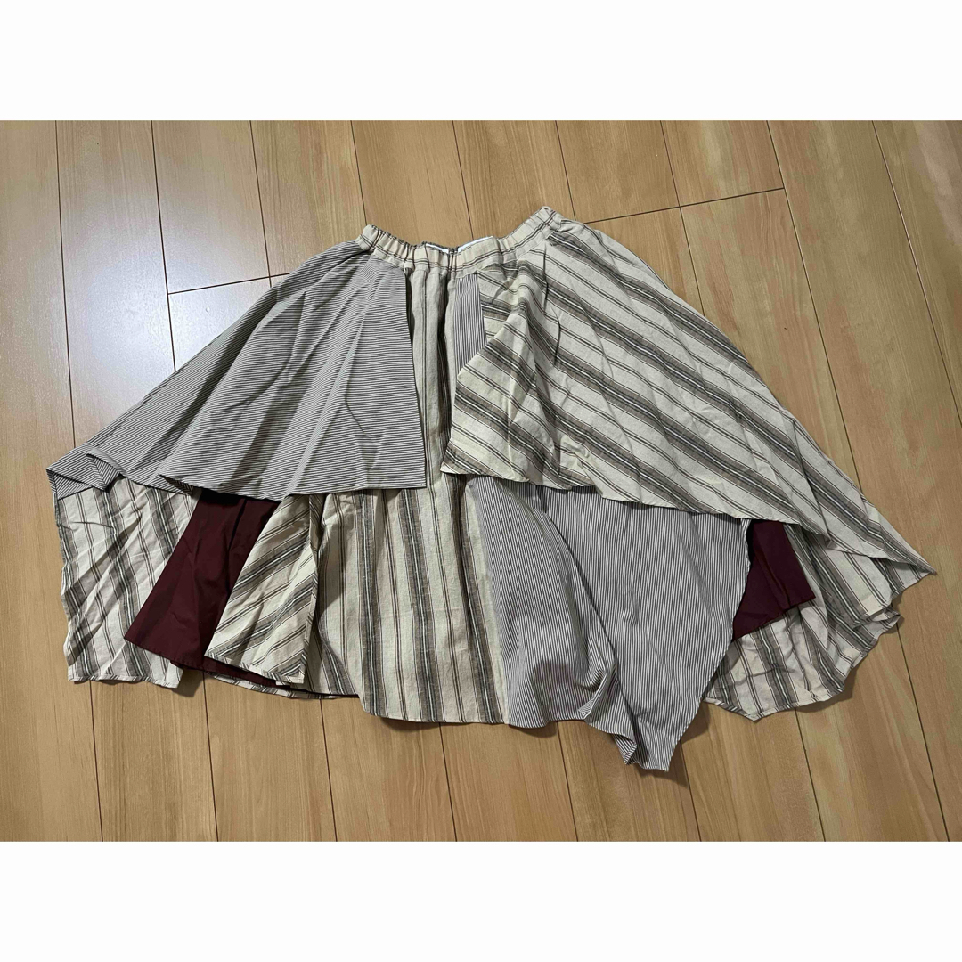 nunuforem ミックススカート
