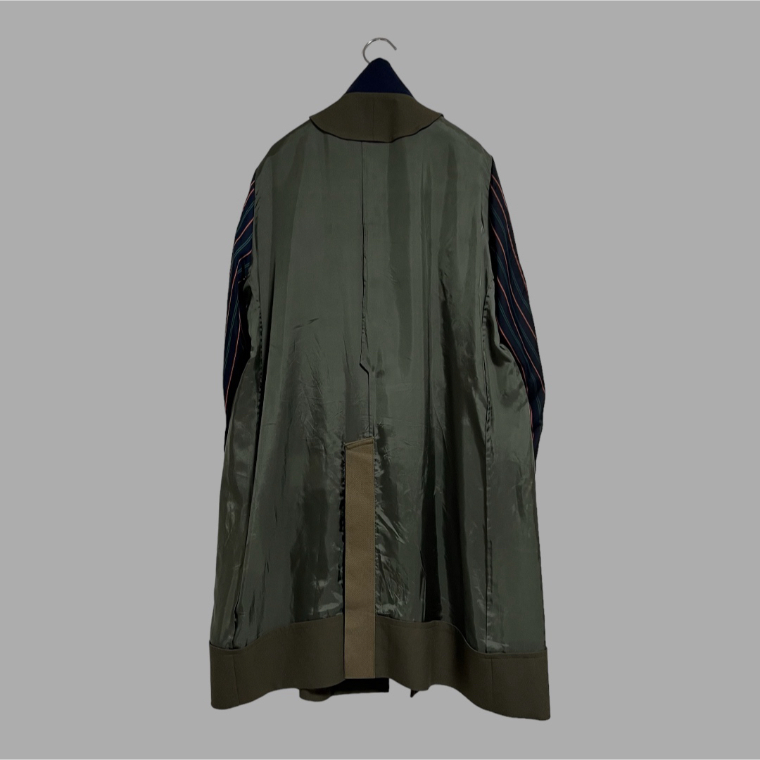 sacai(サカイ)のsacai サカイ 2021SS 異素材切替コート　サイズ1 メンズのジャケット/アウター(その他)の商品写真