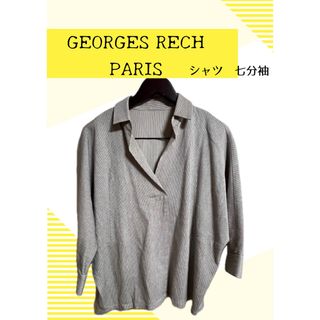 ジョルジュレッシュ(GEORGES RECH)のGEORGES RECH PARIS  シャツ 七分袖(シャツ/ブラウス(長袖/七分))