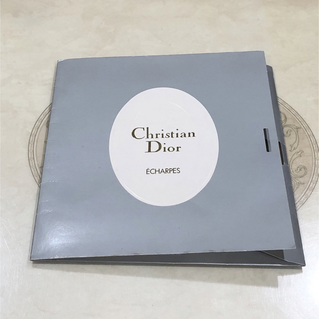 Christian Dior(クリスチャンディオール)のクリスチャンディオール　スカーフ　トロッターシルクブラック🖤　ロゴグラム レディースのファッション小物(バンダナ/スカーフ)の商品写真