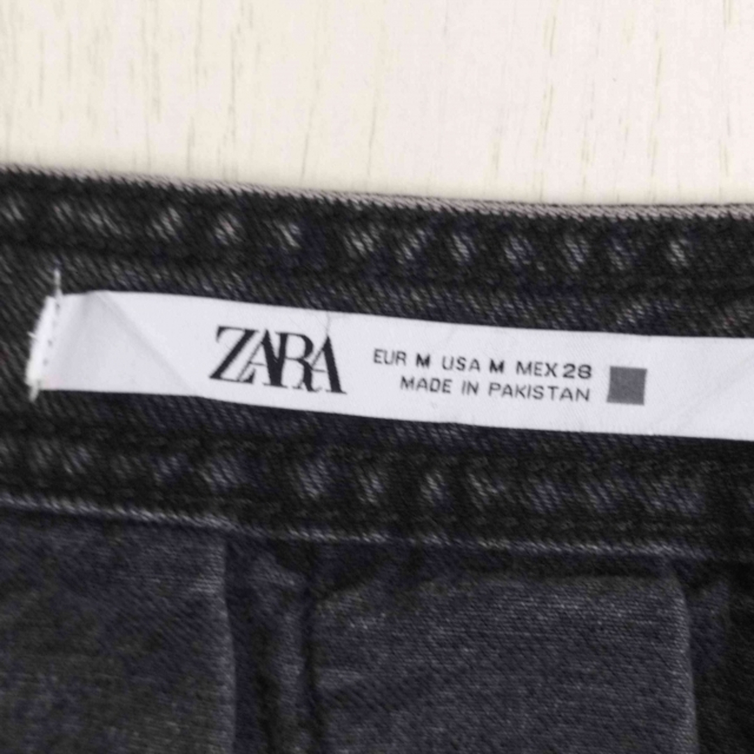 ZARA(ザラ)のZARA(ザラ) Pleated Denim Mini Skirt Blac レディースのスカート(その他)の商品写真