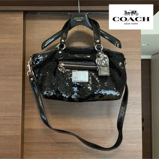 コーチ(COACH)の☆美品 COACH コーチ ポピー スパンコール 2WAY ショルダーバッグ☆(ショルダーバッグ)