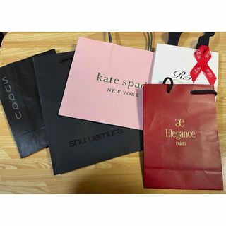 ケイトスペードニューヨーク(kate spade new york)のブランド紙袋セット　Kate spade含む全5枚(ショップ袋)