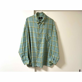 HARE - 未使用新品！HARE オーバーサイズチェックシャツ 緑 日本製