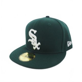 ニューエラー(NEW ERA)のニューエラ 59FIFTY ホワイト ソックス キャップ 7 4/1 グリーン (その他)