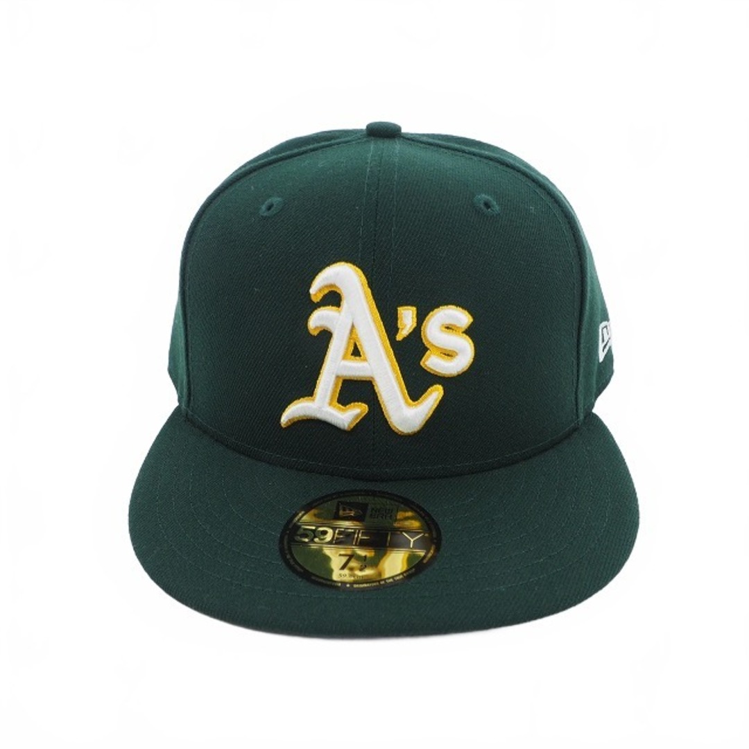 NEW ERA(ニューエラー)のニューエラ 59FIFTY アスレチックス キャップ 7 2/1 グリーン メンズの帽子(その他)の商品写真