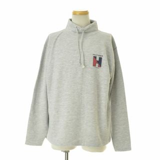 トミーヒルフィガー(TOMMY HILFIGER)の【TOMMYHILFIGER】90s ハイネック 両面プリント長袖スウェット(スウェット)