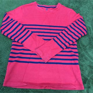 ユニクロ(UNIQLO)のユニクロ　ボーダーカットソー 子ども 140(Tシャツ/カットソー)