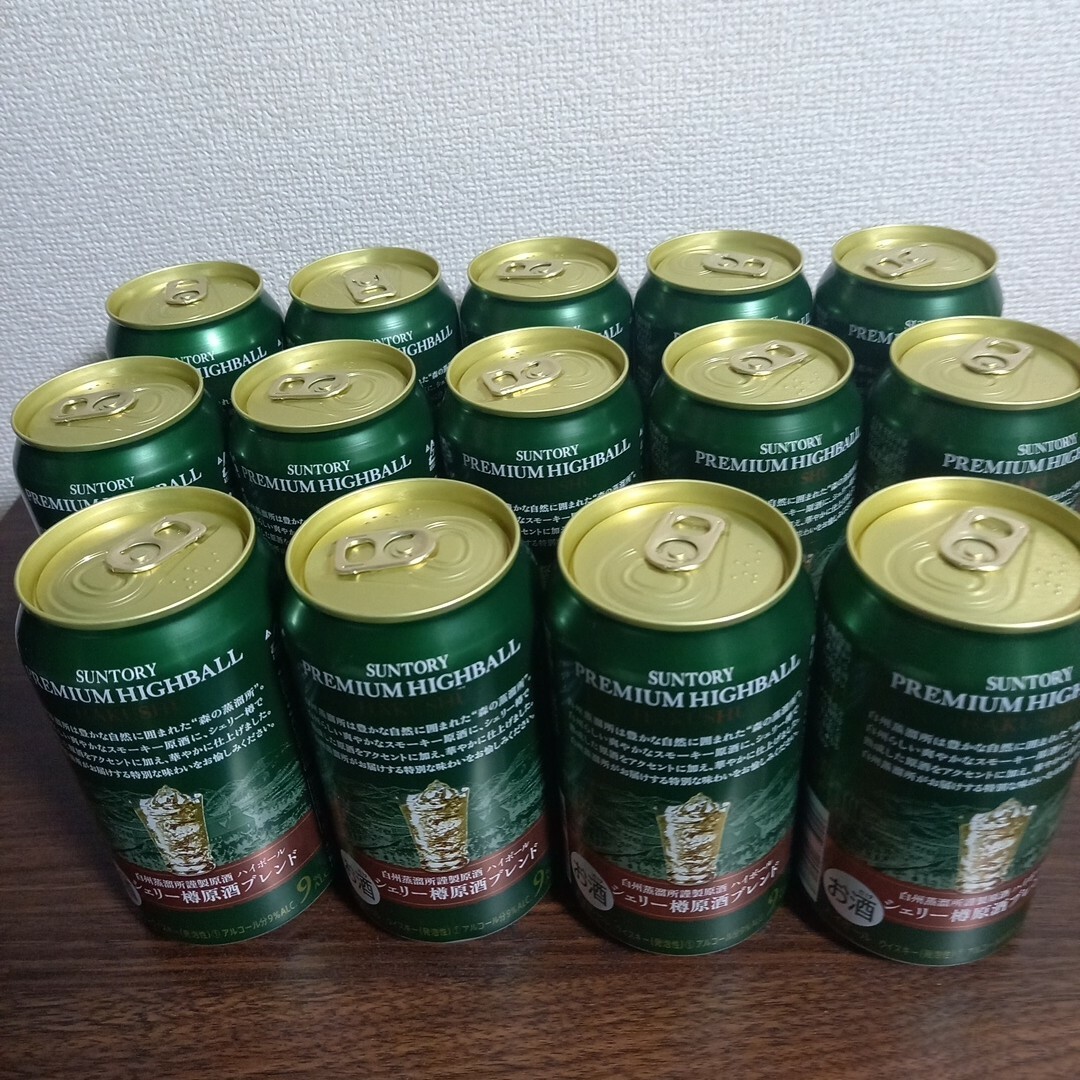 サントリー(サントリー)のサントリープレミアムハイボール白州350ml14缶 食品/飲料/酒の酒(ウイスキー)の商品写真