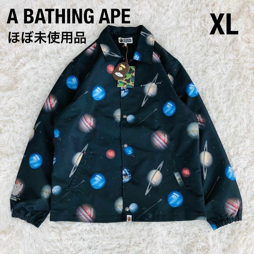 A BATHING APE(アベイシングエイプ)のほぼ未使用A BATHING APEベイシングエイプGALAXYコーチジャケット メンズのジャケット/アウター(ナイロンジャケット)の商品写真