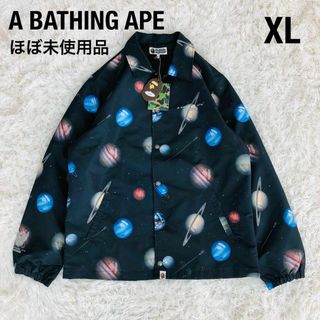 アベイシングエイプ(A BATHING APE)のほぼ未使用A BATHING APEベイシングエイプGALAXYコーチジャケット(ナイロンジャケット)