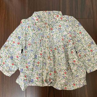 ザラキッズ(ZARA KIDS)のZARA キッズ　ブラウス　80(シャツ/カットソー)