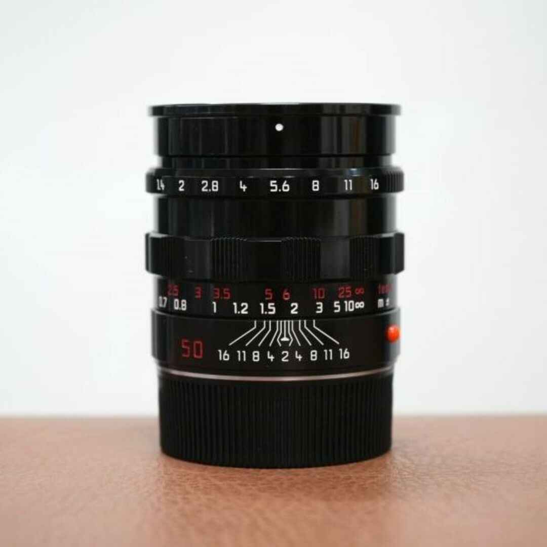 LEICA(ライカ)のSummilux M50mm f1.4 Black Paint ペイント スマホ/家電/カメラのカメラ(レンズ(単焦点))の商品写真