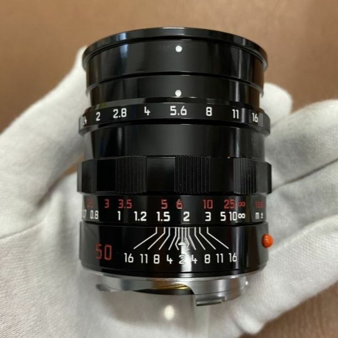 LEICA(ライカ)のSummilux M50mm f1.4 Black Paint ペイント スマホ/家電/カメラのカメラ(レンズ(単焦点))の商品写真