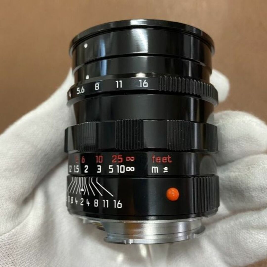 LEICA(ライカ)のSummilux M50mm f1.4 Black Paint ペイント スマホ/家電/カメラのカメラ(レンズ(単焦点))の商品写真