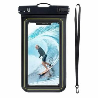 スマホ 防水ケースお風呂 IPX8プール 水中撮影携帯首かけ海水浴水泳潜水温泉 (モバイルケース/カバー)